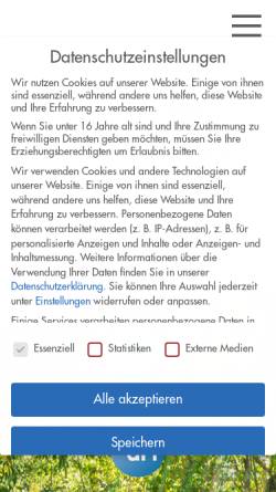Vorschau der mobilen Webseite wasserwerke-paderborn.de, Wasserwerke Paderborn GmbH
