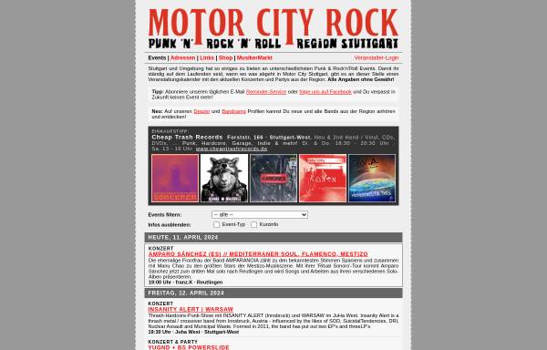 Vorschau von www.motorcityrock.de, Motor City Rock