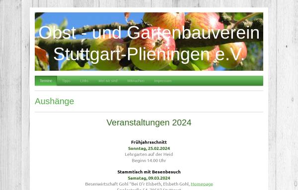 Obst und Gartenbauverein Plieningen e.V.