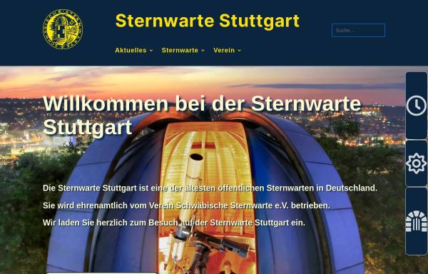Vorschau von www.sternwarte.de, Schwäbische Sternwarte e.V.