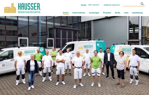 Vorschau von www.maler-hausser.de, Martin Hausser GmbH