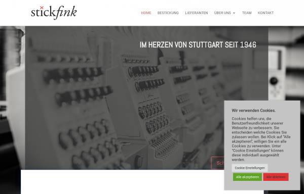 Vorschau von www.stickfink.de, Automatenstickerei Fink