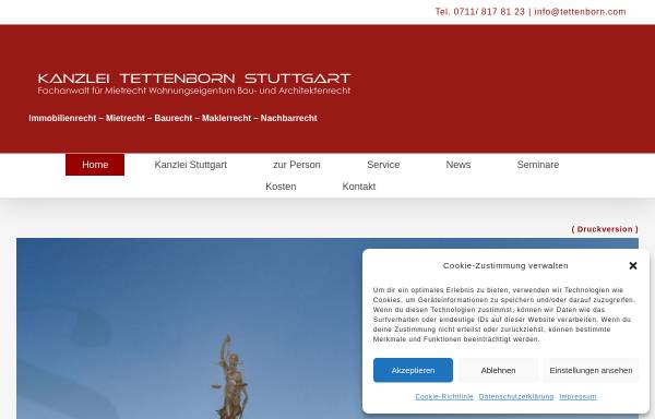 Vorschau von tettenborn.com, Kanzlei Tettenborn
