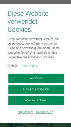 Vorschau der mobilen Webseite rak-stuttgart.de, Rechtsanwaltskammer Stuttgart