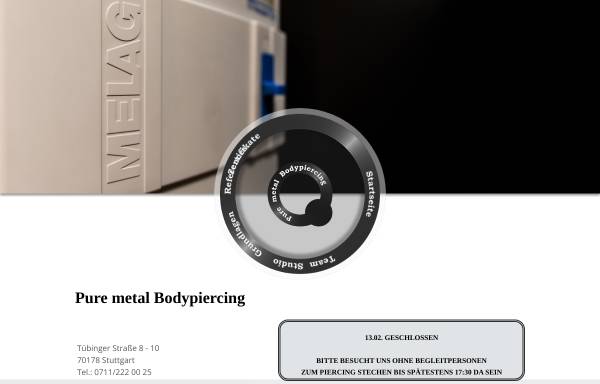 Vorschau von www.puremetal.de, Pure Metal Bodypiercing