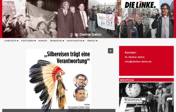 Vorschau von www.diether-dehm.de, Dehm, Diether (MdB)