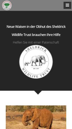 Vorschau der mobilen Webseite www.reaev.de, Rettet die Elefanten Afrikas e.V.