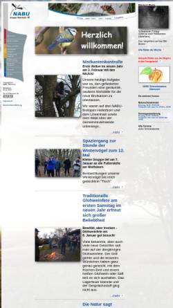 Vorschau der mobilen Webseite www.vogelschutzgruppe.de, Vogelschutzgruppe Wehrheim