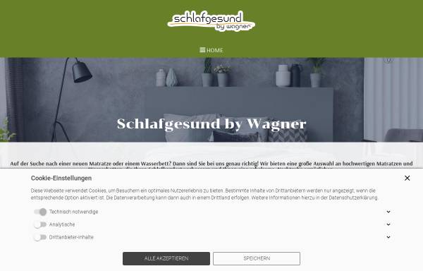 Vorschau von www.schlafgesund.de, M1-Schlafgesund Wasserbetten