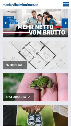 Vorschau der mobilen Webseite www.fpoe-ooe.at, FPÖ Oberösterreich