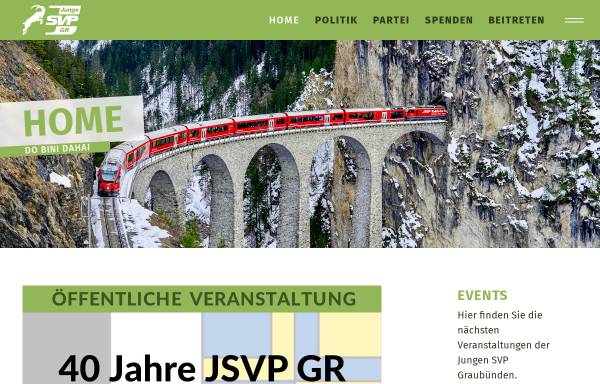 Vorschau von www.jsvp-gr.ch, Junge SVP Graubünden