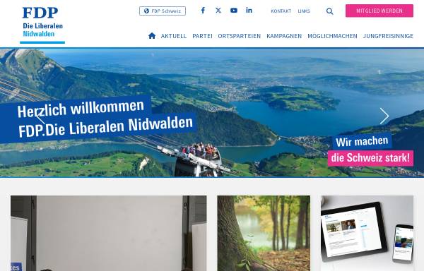 Vorschau von www.fdp-nw.ch, FDP.Die Liberalen Nidwalden