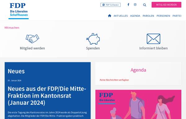 FDP.Die Liberalen Kanton Schaffhausen