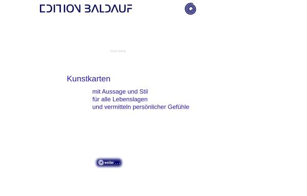 Vorschau von www.edition-baldauf.ch, Kartenverlag für Kunstkarten