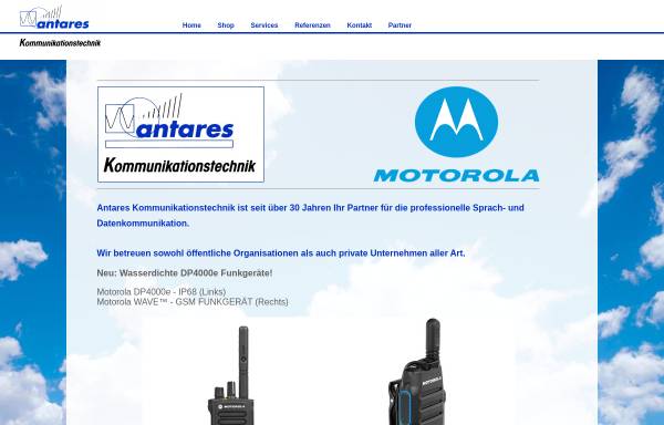 Vorschau von www.antares-com.ch, Antares Kommunikationstechnik