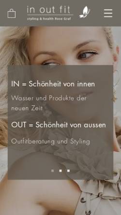 Vorschau der mobilen Webseite www.inoutfit.ch, Inoutfit
