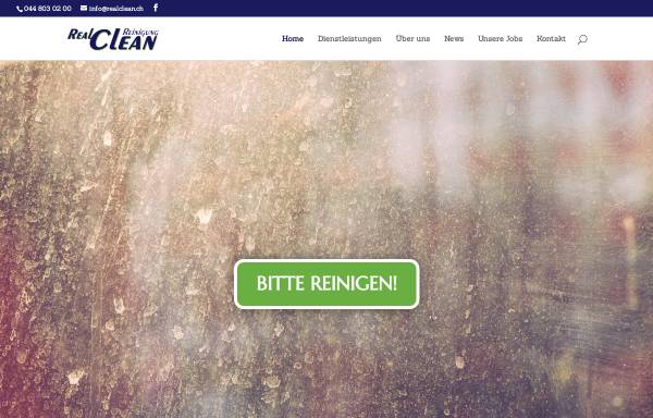 Vorschau von www.realclean.ch, Real Clean, Inh. Toni Romano