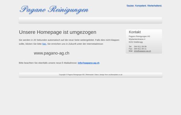 Vorschau von www.s-pagano.ch, S. Pagano Reinigungen