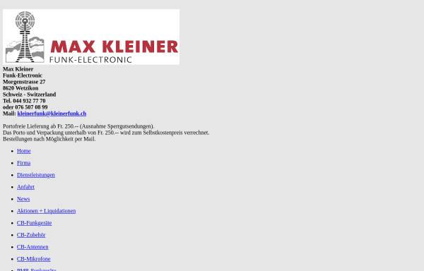 Vorschau von www.kleinerfunk.ch, Kleiner Funk-Electronic