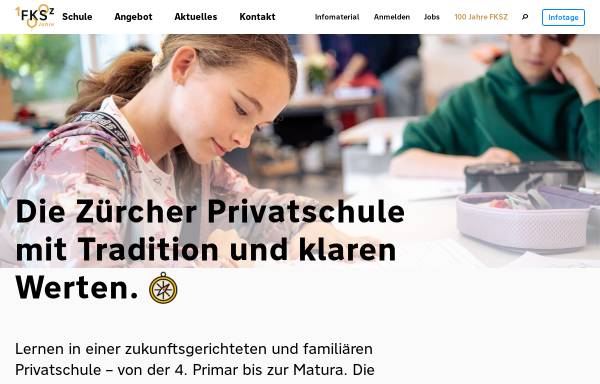 Vorschau von www.fksz.ch, Freie katholische Schulen
