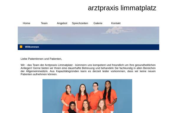 Vorschau von www.arztpraxis-limmatplatz.ch, Dr. med. Pietro Somaini