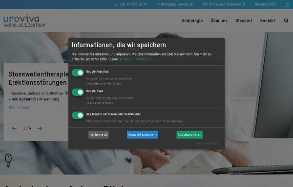 Vorschau von www.andrologie.ch, Ungewollte Kinderlosigkeit
