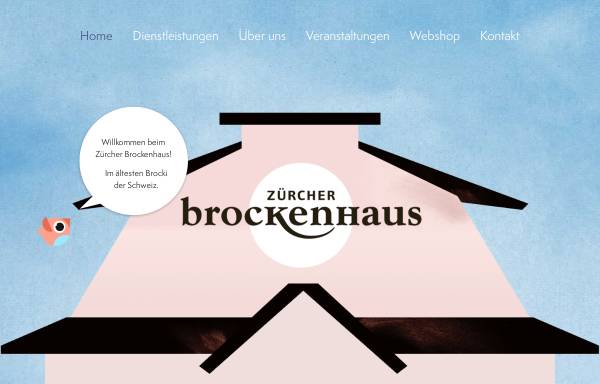 Vorschau von www.zuercher-brockenhaus.ch, Zürcher Brockenhaus
