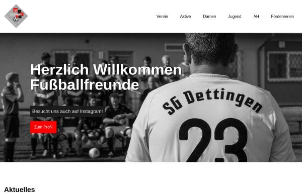 Vorschau von www.sgdettingen.de, Sportgemeinschaft Dettingen (Donau)
