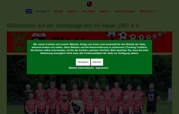 Vorschau von www.sv-hasel.de, Sportverein Hasel