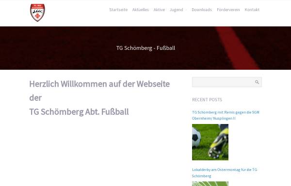 Vorschau von www.tgschoemberg.de, TG Schömberg - Abteilung Fussball
