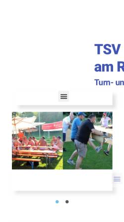 Vorschau der mobilen Webseite www.tsv-ueberlingen.de, TSV Überlingen am Ried e.V.