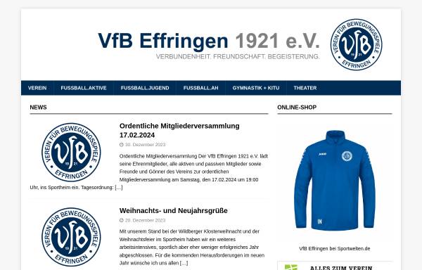 Vorschau von www.vfb-effringen.de, VfB Effringen