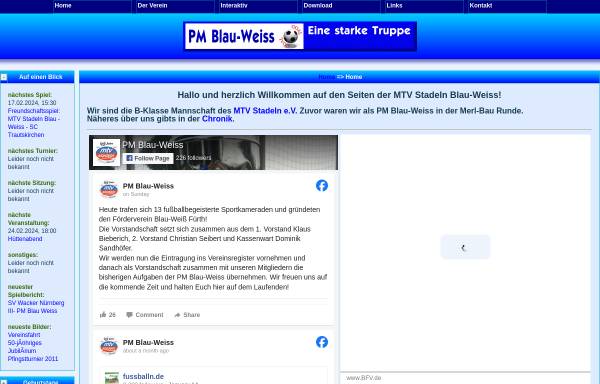 Vorschau von www.pm-blau-weiss.de, PM Blau-Weiss