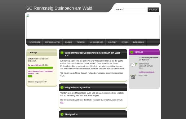 Vorschau von scrennsteig.webnode.com, SC Rennsteig Steinbach am Wald e.V.