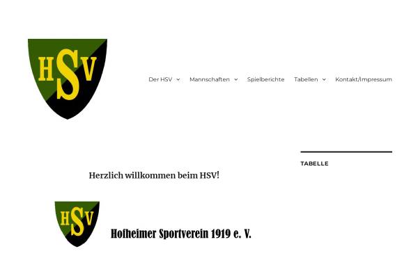 Vorschau von www.sv-hofheim.de, SV Hofheim