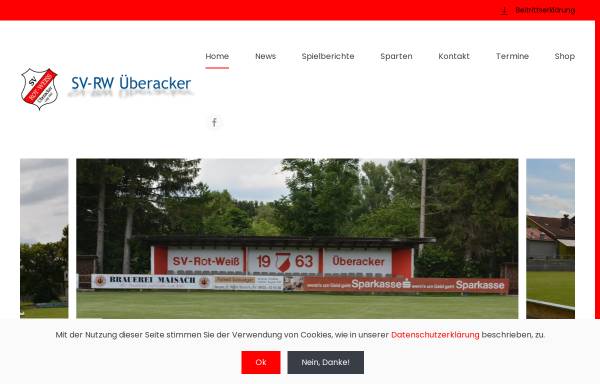 Vorschau von www.sv-rw.de, SV Rot-Weiss Überacker