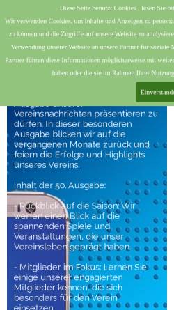 Vorschau der mobilen Webseite www.bargfeldersv.de, Bargfelder SV