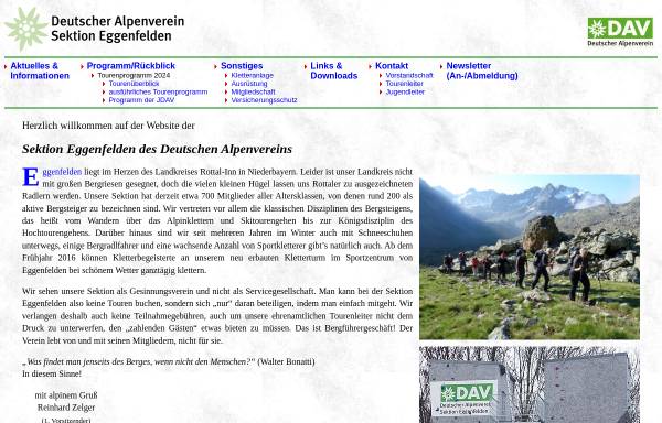 Vorschau von www.alpenverein-eggenfelden.de, DAV Sektion Eggenfelden