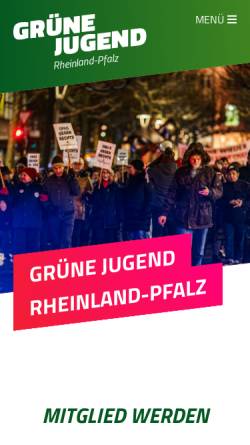 Vorschau der mobilen Webseite gj-rlp.de, Grüne Jugend Rheinland-Pfalz