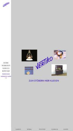 Vorschau der mobilen Webseite www.vertiko.at, Emberger Antiquariat
