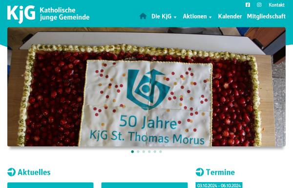 Vorschau von www.kjg-vogelsang.de, KjG St.Thomas Morus, Neuss