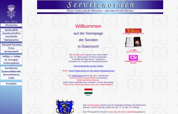 Vorschau von www.serviten.de, Servitenorden