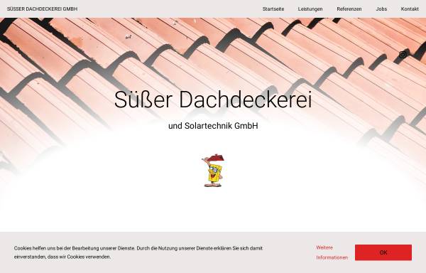 Vorschau von www.suesser-gmbh.de, Dachdeckermeister Torsten Süßer GmbH