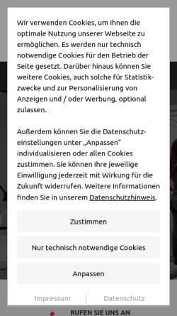 Vorschau der mobilen Webseite www.zedf.de, Zehlendorfer Dachdeckermeister Betrieb GmbH