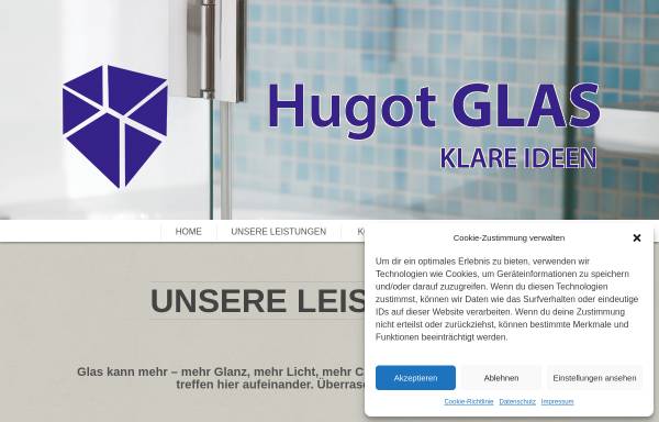 Vorschau von www.glaser-berlin.de, Glaserei Jens Hugot