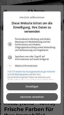 Vorschau der mobilen Webseite www.malereibetrieb-ga-bi.de, Ga - Bi GmbH - Malereibetrieb