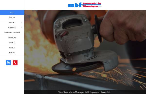 Vorschau von www.mbfinzel.de, Metallbau Finzel GmbH