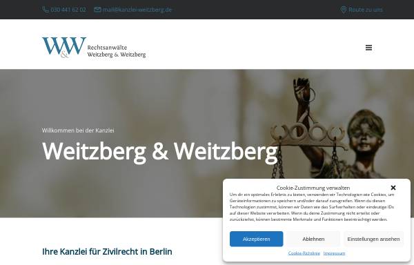 Vorschau von www.kanzlei-weitzberg.de, Dr. Weitzberg Gundula