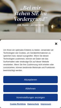 Vorschau der mobilen Webseite advo-l-s.de, Lansnicker & Schwirtzek