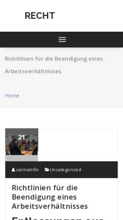 Vorschau der mobilen Webseite www.rechtsanwalt-siehl.de, Siehl